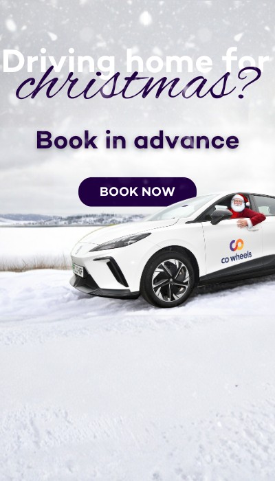 Driving home for Christmas? Book in advance